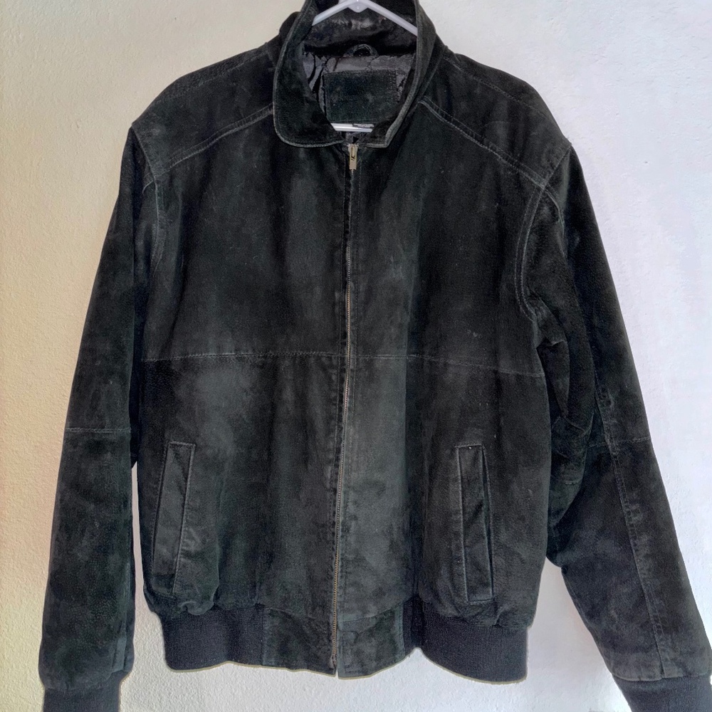 Genuine Leather KnightsBridge Jacket Black Medium Vintage